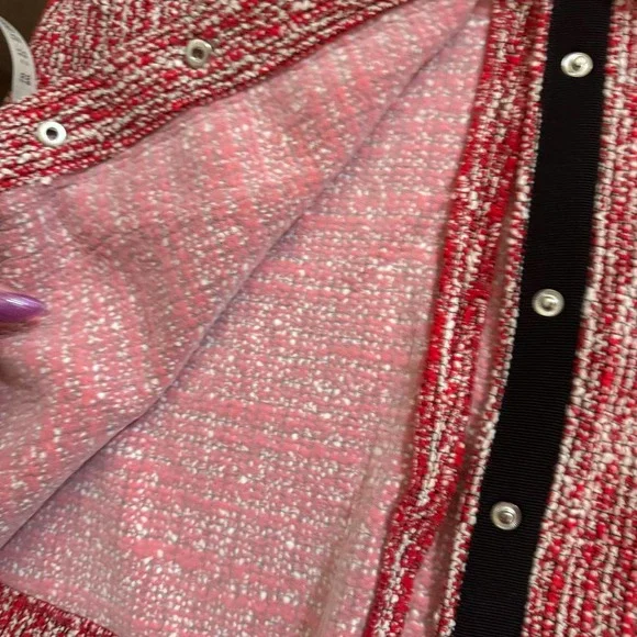 Maje Red and Black Mini Dress - Picture 14 of 14